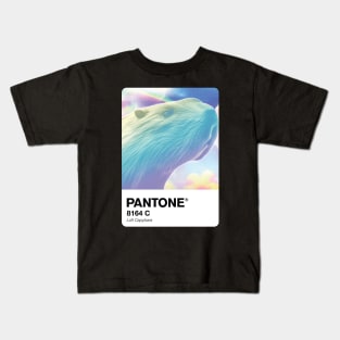 Pantone lofi Capybara swatch Kids T-Shirt